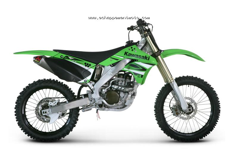 ECHAPPEMENT MOTO AKRAPOVIC SLIP-ON EXHAUST SYSTEM KAWASAKI KX 250 F (2008)